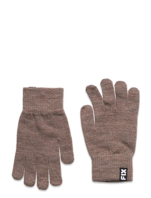 Gloves Magic Fix Wool Lindex Brown