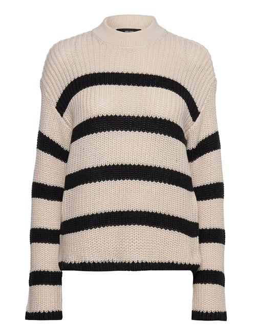 Vmhilda Ls Highneck Pullover Ga Noos Vero Moda Beige