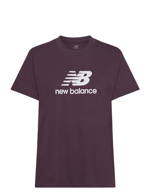 Sport Essentials Jersey Logo T-Shirt New Balance Purple