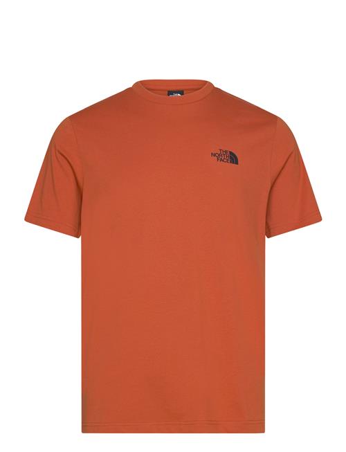 M S/S Simple Dome Tee The North Face Orange