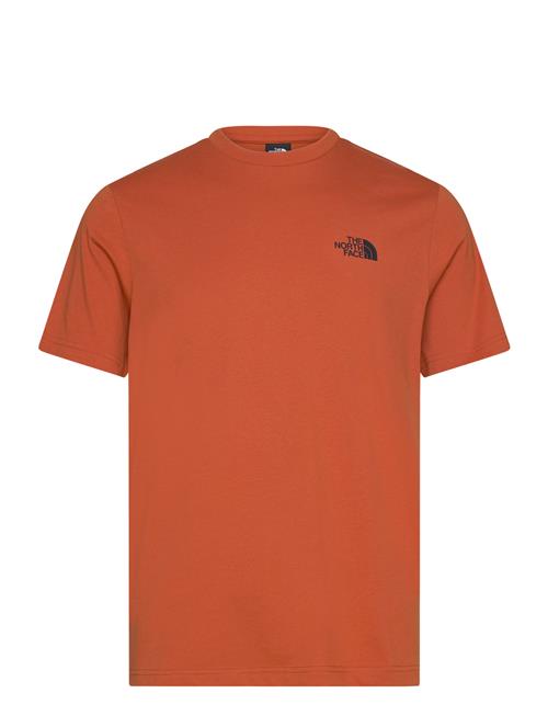 Se M Ss Simple Dome Tee The North Face Orange ved Booztlet