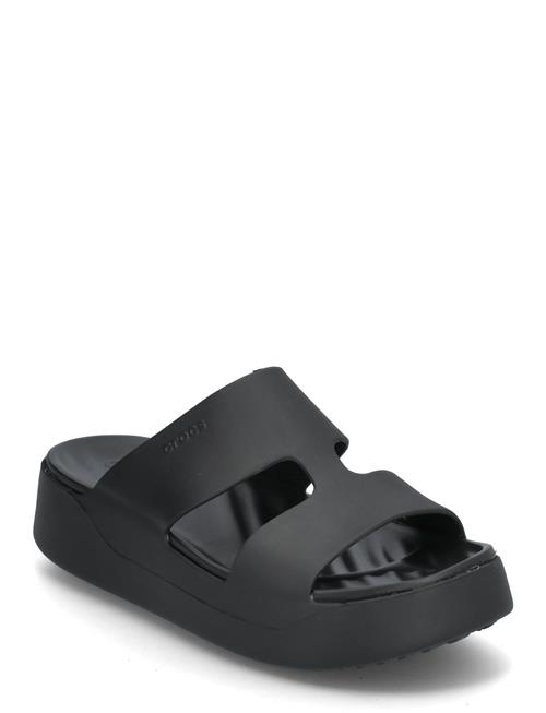 Getaway Platform H-Strap Crocs Black