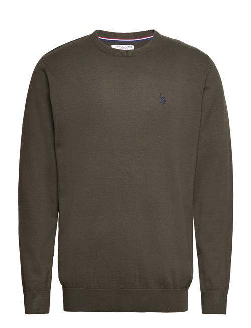 Uspa Knit Adair Men U.S. Polo Assn. Khaki