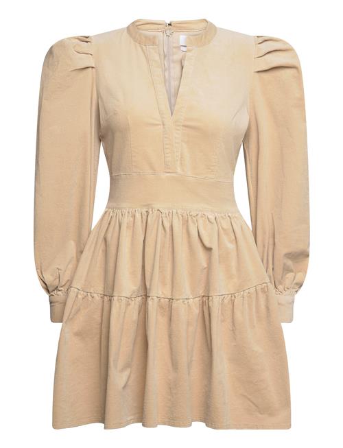 Isabella Corduroy Dress Creative Collective Beige