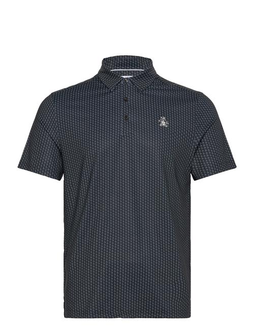 Ss All-Over Pete Printed Polo Original Penguin Golf Grey