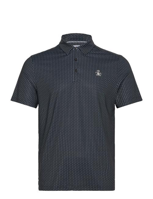 Se The All-Over Pete Printed Polo Original Penguin Golf Grey ved Booztlet