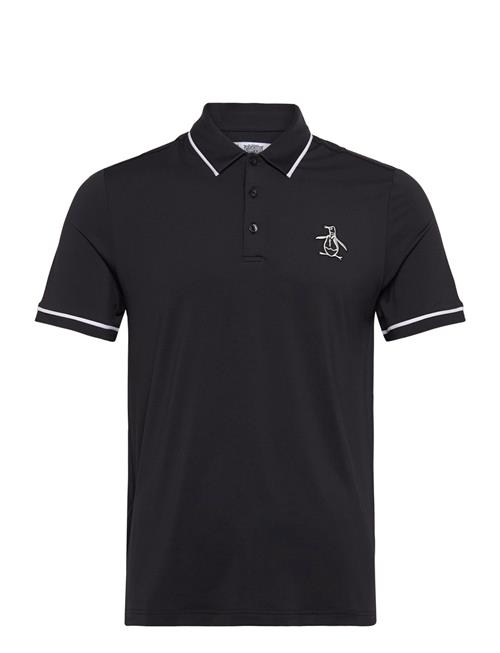 Ss Heritage Piped Polo Original Penguin Golf Black