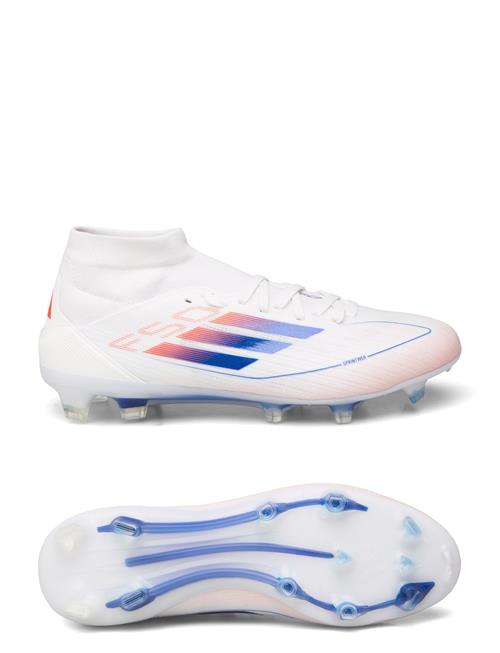 F50 Pro Mid Football Boots Firm Ground Adidas Performance White