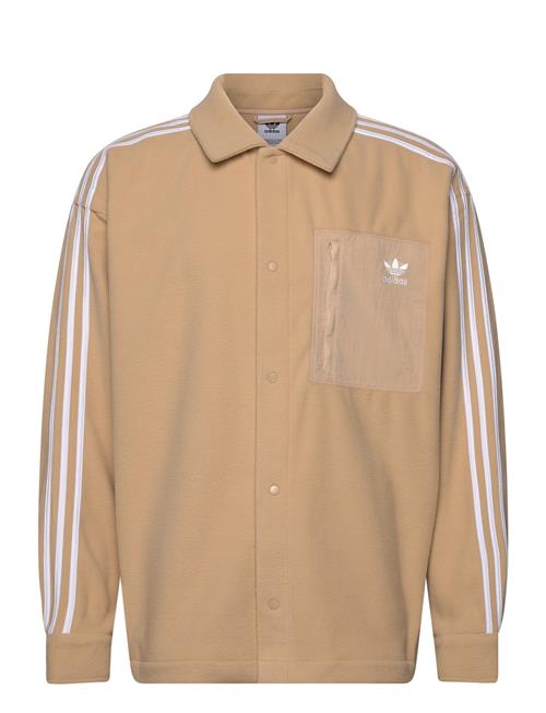 Adidas Originals Adicolor Polar Fleece Shirt Adidas Originals Beige