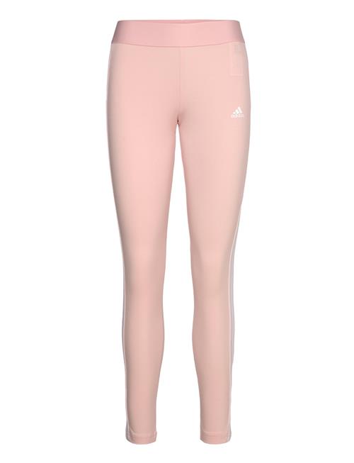 Se Essentials 3-Stripes Leggings Adidas Sportswear Pink ved Booztlet