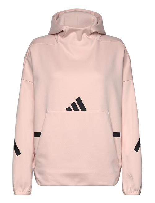 Se Z.n.e. Hooded Sweatshirt Adidas Sportswear Pink ved Booztlet