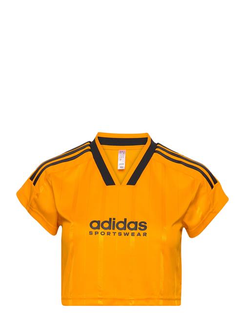 Tiro Cut 3 Stripes Cropped Jersey Adidas Sportswear Orange