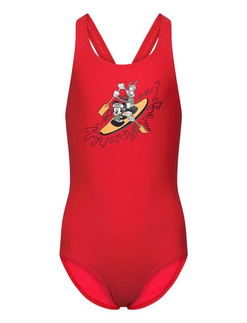 Adidas Disney Mickey & Friends Swim Suit Adidas Sportswear Red