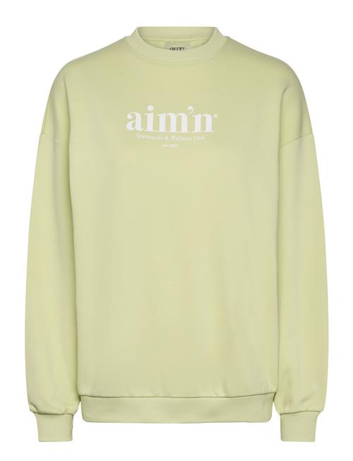 Se Club Terry Sweatshirt Aim´n Green ved Booztlet