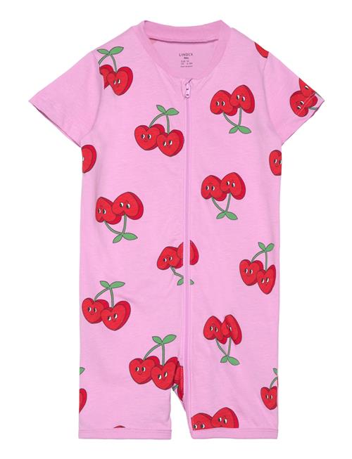 Pyjamas Romper Cherry Hearts C Lindex Pink