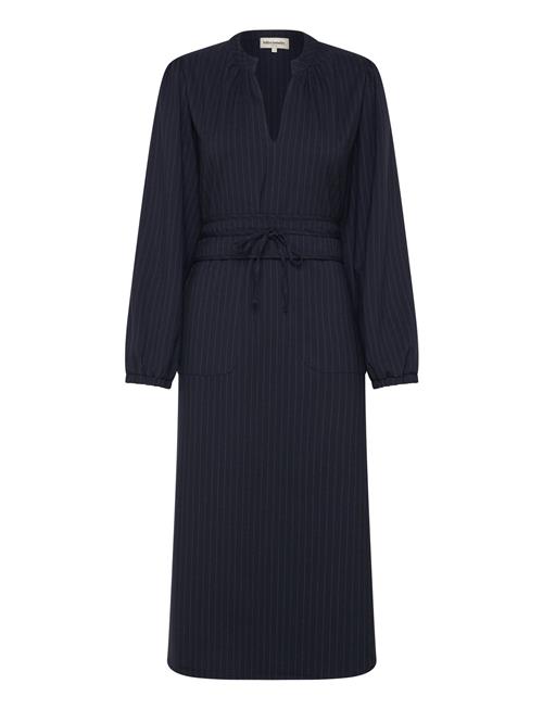 Parisll Midi Dress Ls Lollys Laundry Navy