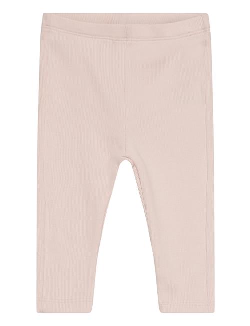 Leggings Rib Newborn Lindex Pink