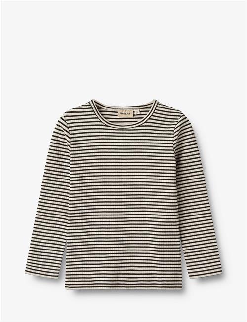 T-Shirt L/S Stig Wheat Black