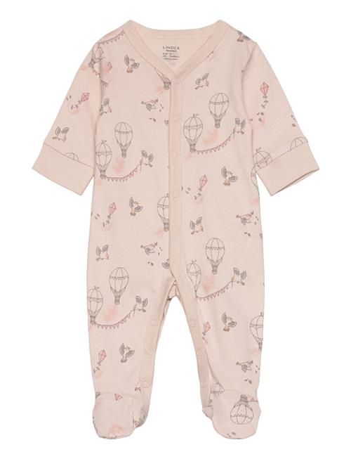 Pyjamas W Foot Newborn Lindex Pink