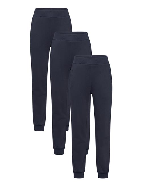 Trousers Basic Solid 3 Pack Lindex Navy