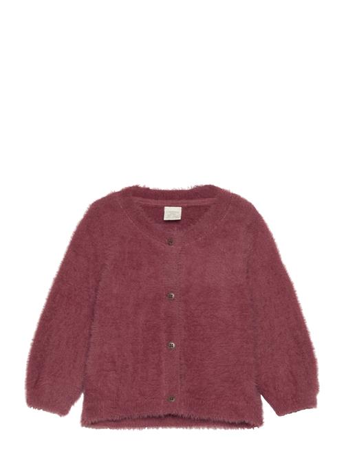 Cardigan Knitted Lindex Burgundy