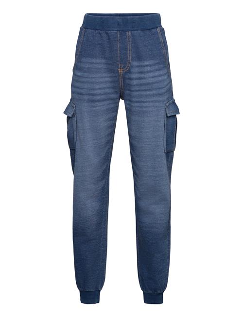 Trousers Jogging Denim Look Lindex Blue