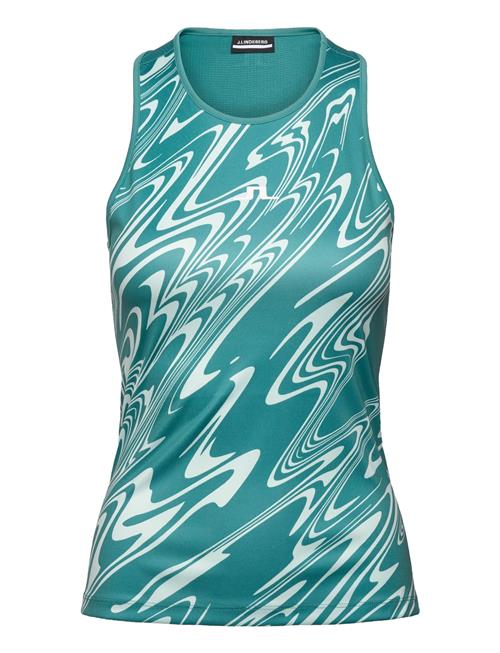 Delia Printed Tank Top J. Lindeberg Blue