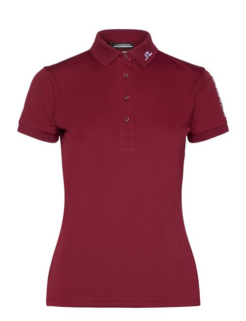 Se Tour Tech Polo J. Lindeberg Red ved Booztlet