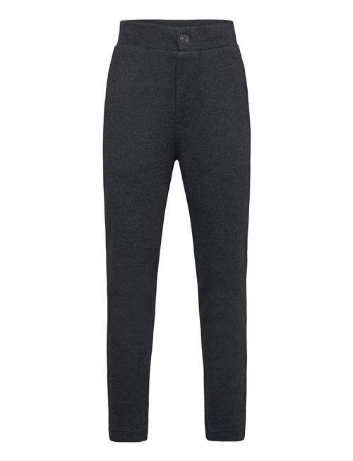 Trousers Herringb Jersey Lindex Black