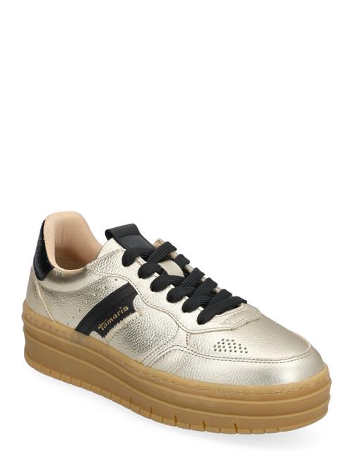 Women Lace-Up Tamaris Gold