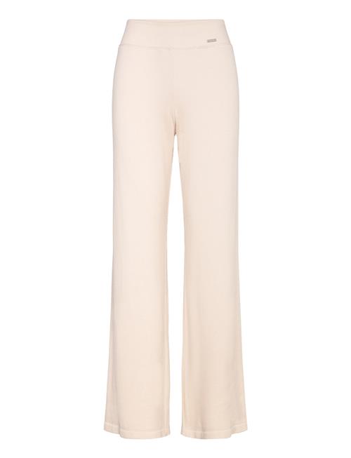 Se Ribbed Wool Wide Pants Aim´n Cream ved Booztlet