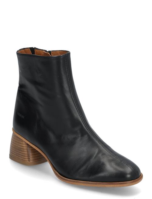 Boots - Block Heel With Zipper ANGULUS Black