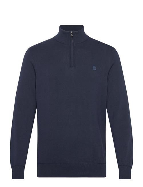 Cotton Yd 1/4 Zip Sweater Timberland Navy