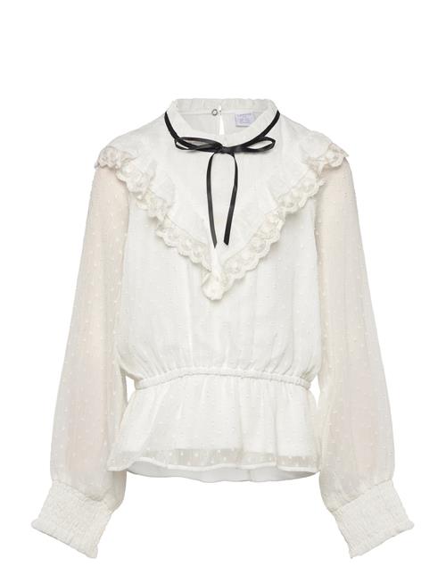 Blouse White With Bow Lindex White