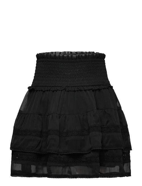 Skirt Flounce With Lace Lindex Black