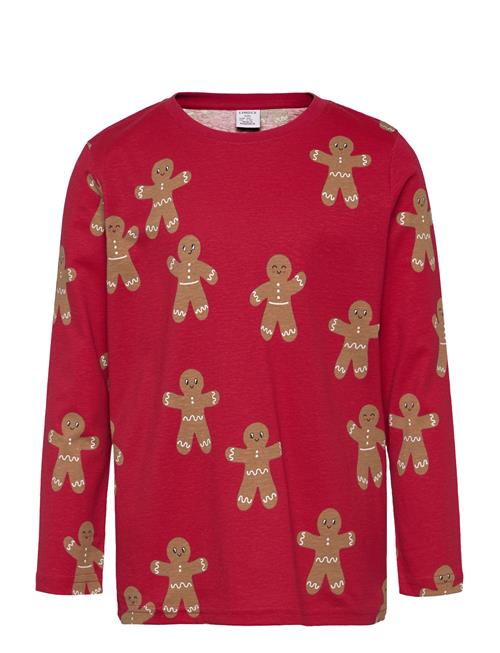 Top Ls Gingerbread Aop Lindex Red