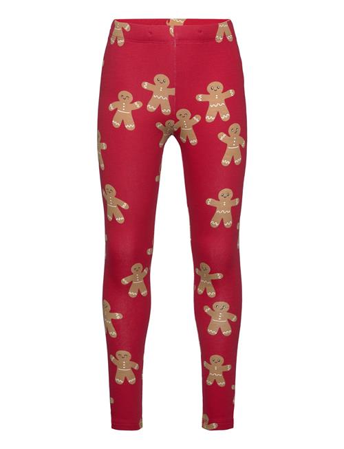 Leggings Gingerbread Aop Lindex Red