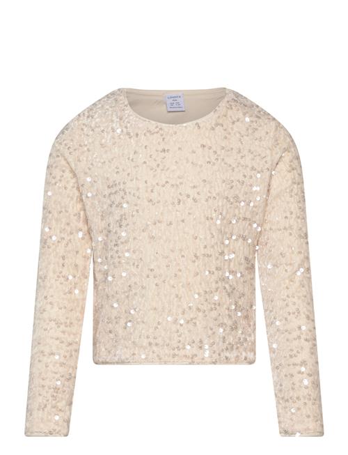 Top Velvet And Sequins Lindex Cream