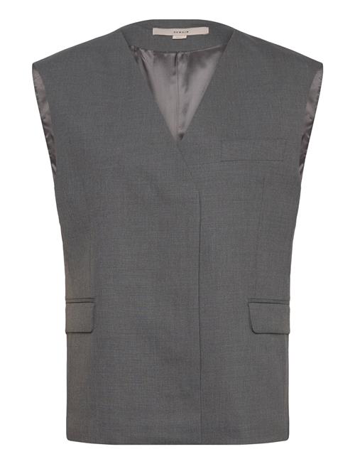 Se Boxy Waistcoat REMAIN Birger Christensen Grey ved Booztlet