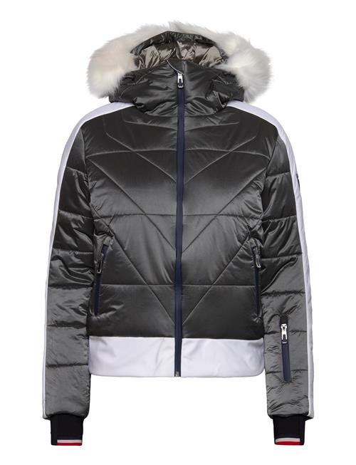 W Ventina Bomber Jacket ROSSIGNOL Silver