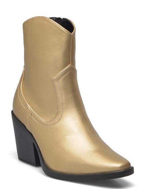 Se Onlbrooke-1 Pu Heeled Boot ONLY Gold ved Booztlet