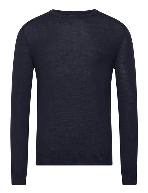 M Merino Blend C-Neck Sweater J. Lindeberg Navy