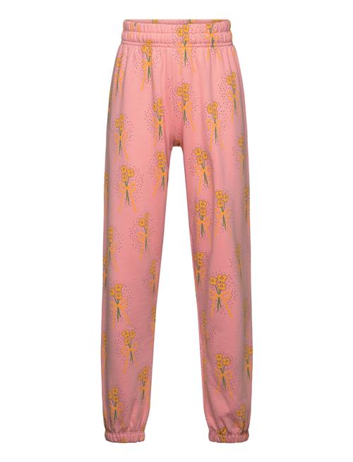 Winter Flowers Aop Sweatpants Mini Rodini Pink