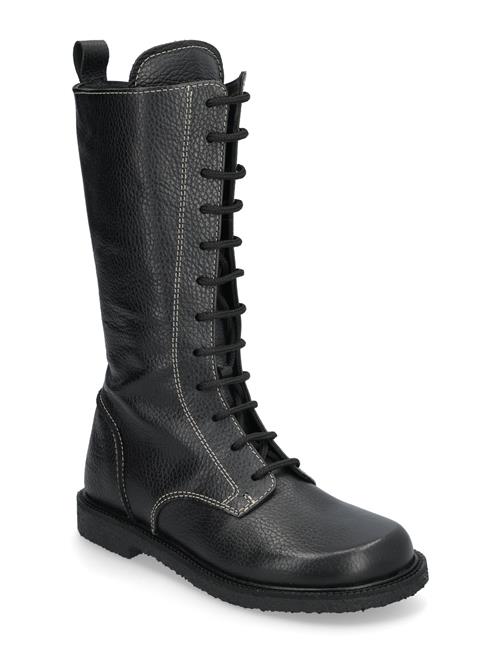 Boots - Flat - With Laces ANGULUS Black