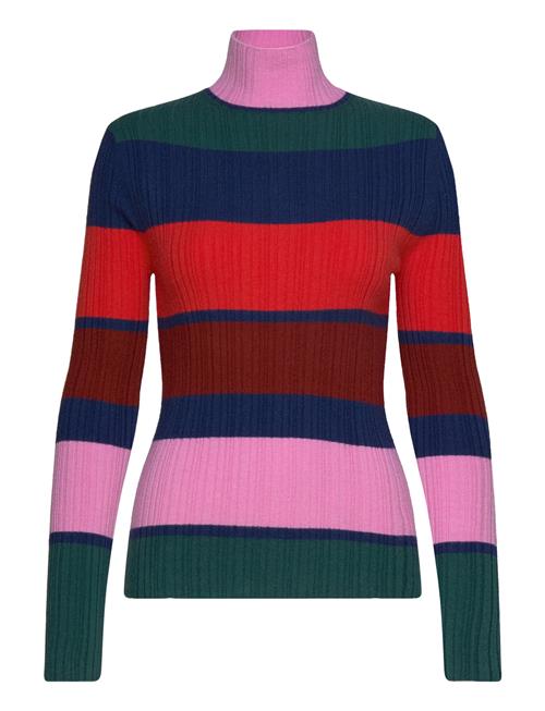 Multi Stripes Knitted Turtle Neck Bobo Choses Patterned