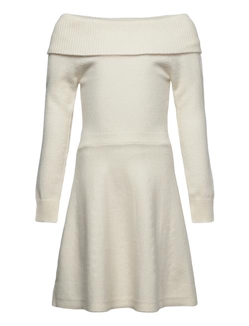 Dress Knitted With Fold Down C Lindex White