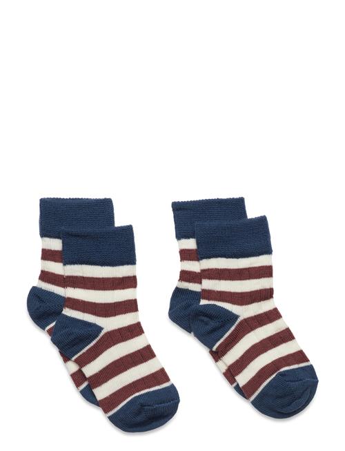 2-Pack Classic Striped Socks FUB Navy