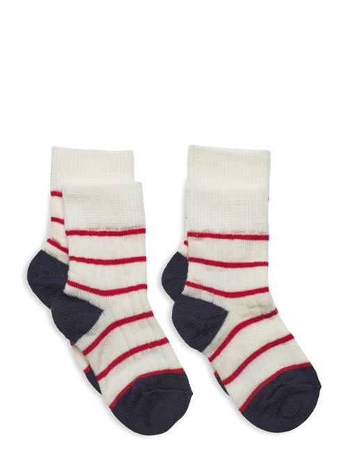 2-Pack Thin Striped Socks FUB Patterned