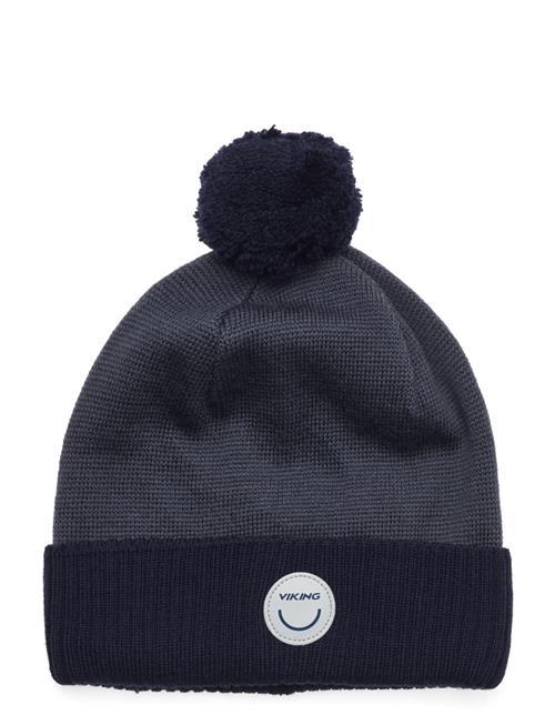 Toasty Beanie Wool Pom Pom Viking Navy