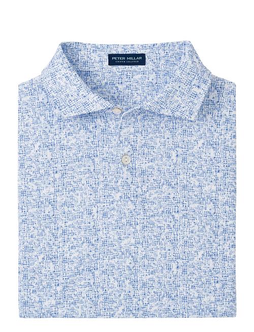 Switching Gears Performance Jersey Polo - Edwin Sp Peter Millar Blue